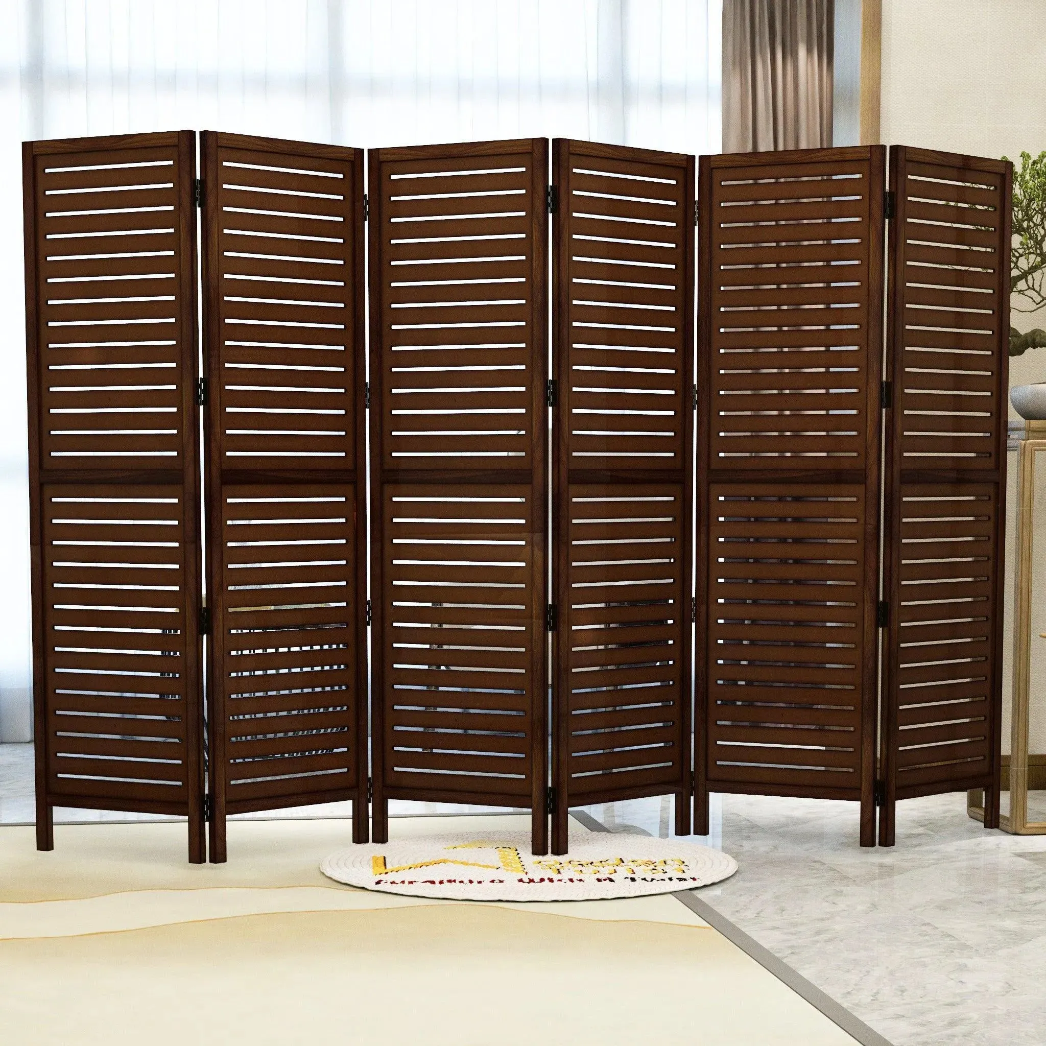 Wooden Handicrafts Partition Wooden Room Divider (Mango Wood)