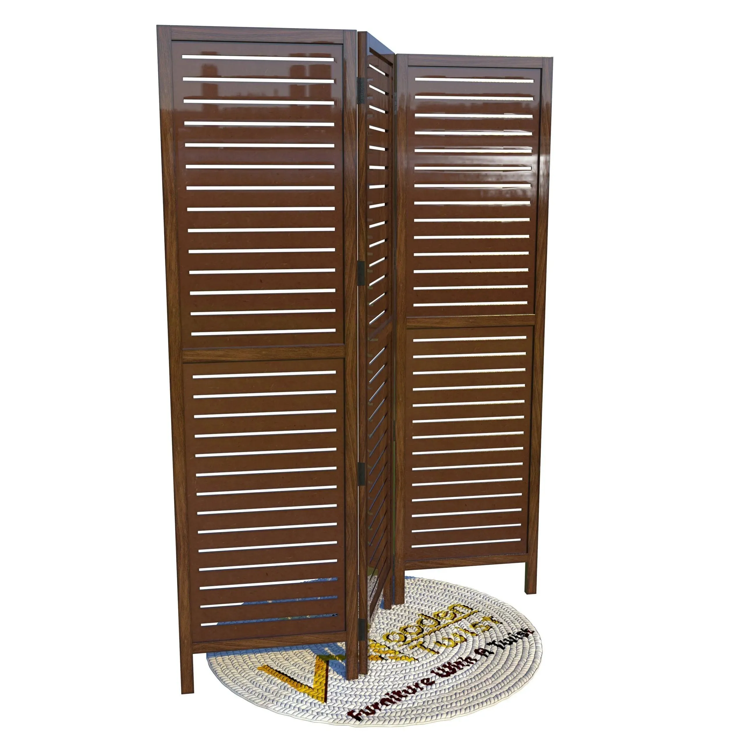 Wooden Handicrafts Partition Wooden Room Divider (Mango Wood)