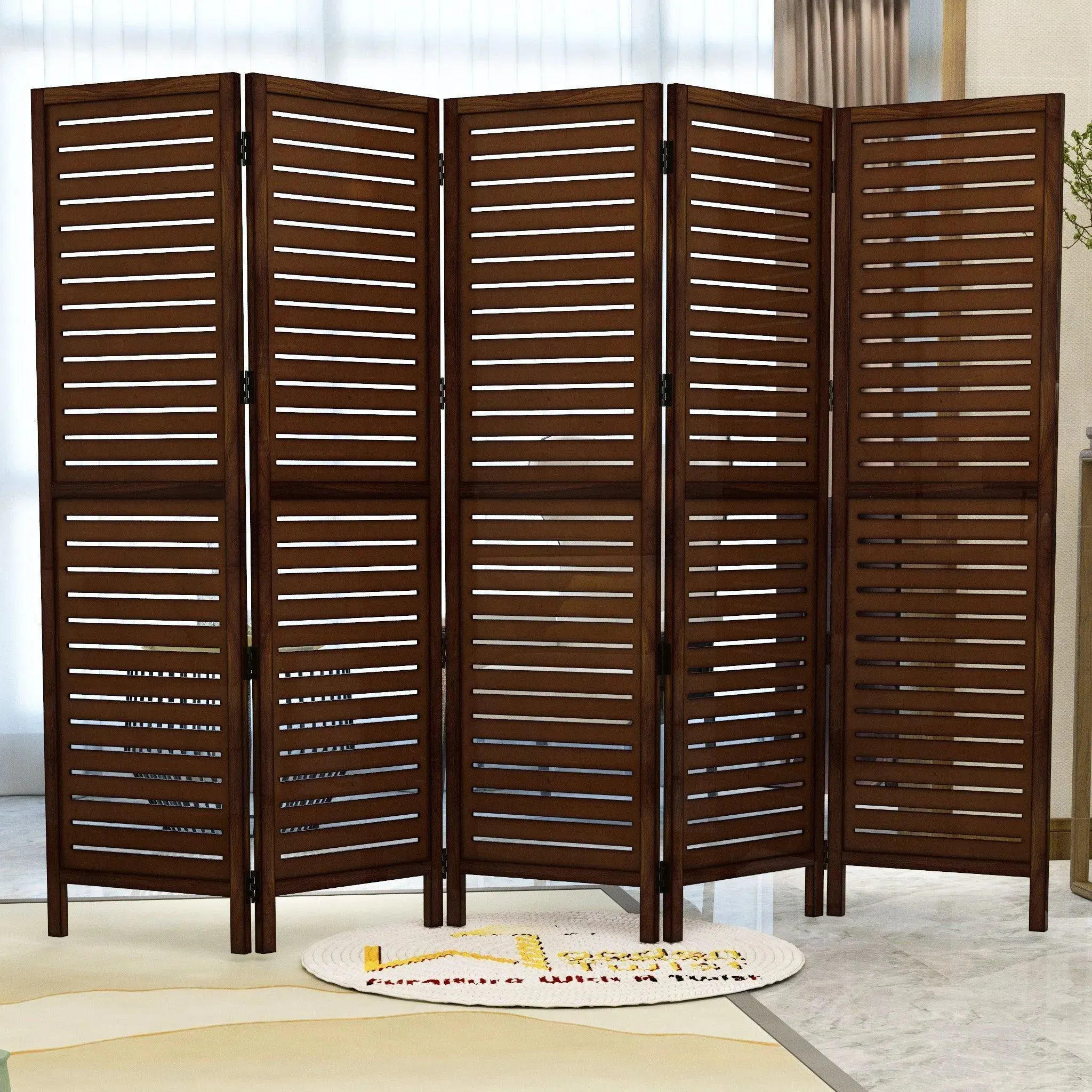 Wooden Handicrafts Partition Wooden Room Divider (Mango Wood)