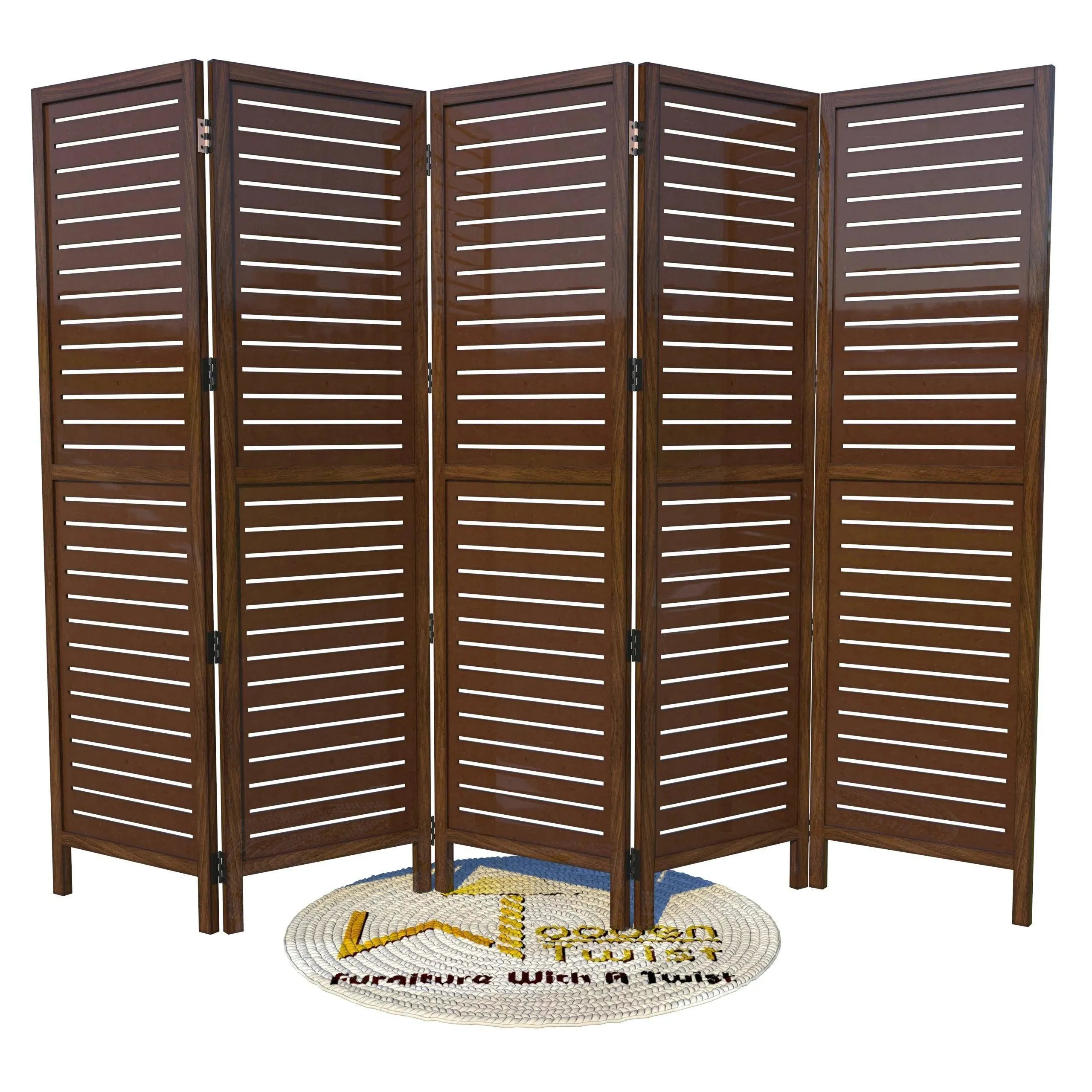 Wooden Handicrafts Partition Wooden Room Divider (Mango Wood)