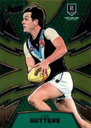 Zak Butters, LGG61, Luminous Thunderbolt KMART Refractor, 2024 Select AFL Footy Stars